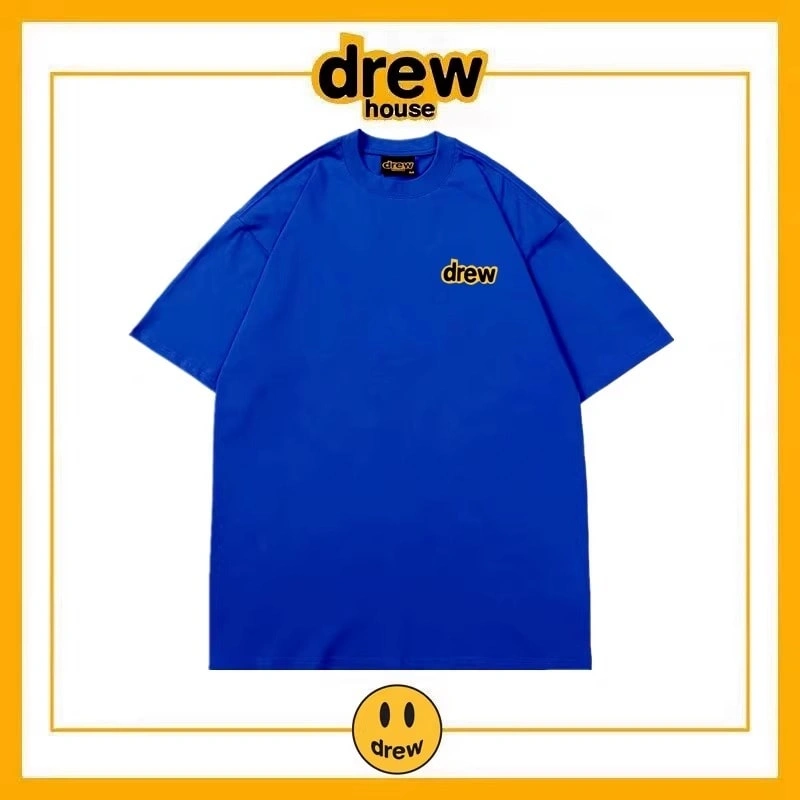 Drew House Short Sleeve T-Shirt Unisex Cotton Loose Summer Top Style 16