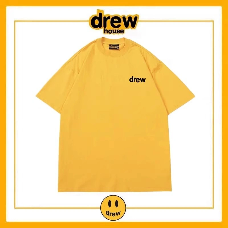 Drew House Short Sleeve T-Shirt Unisex Cotton Loose Summer Top Style 2