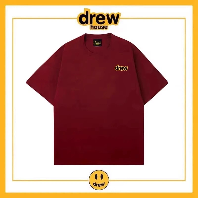 Drew House Short Sleeve T-Shirt Unisex Cotton Loose Summer Top Style 5