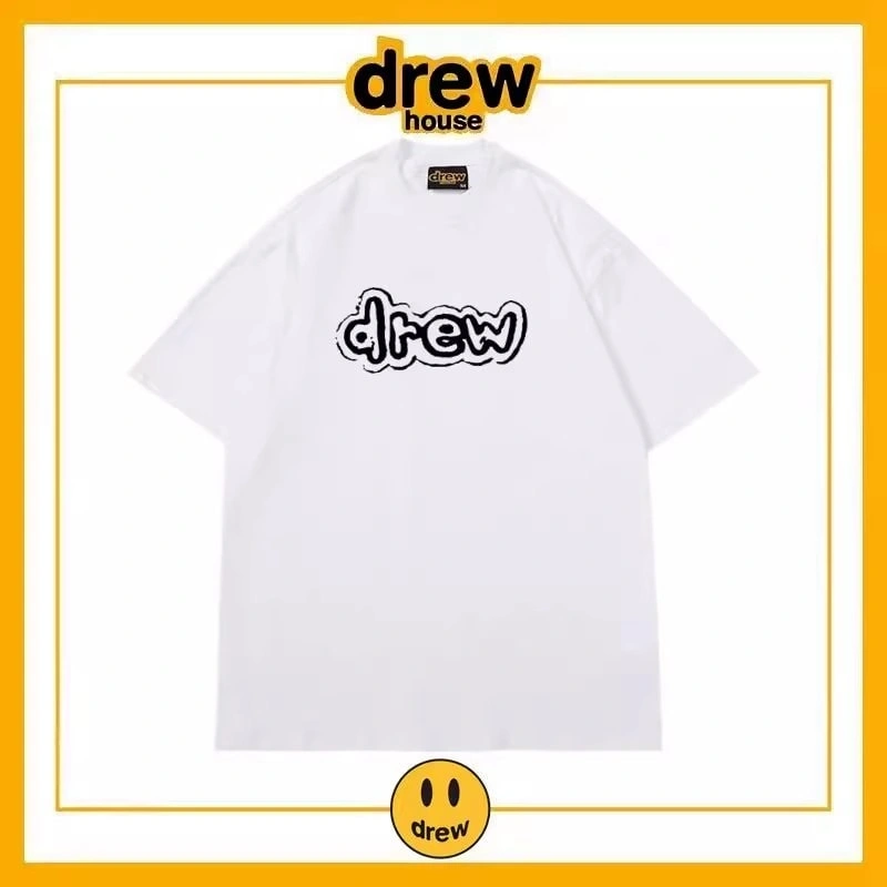 Drew House Short Sleeve T-Shirt Unisex Cotton Loose Tee Style 1