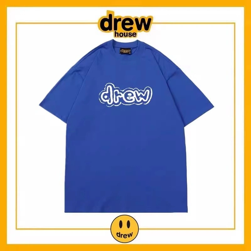 Drew House Short Sleeve T-Shirt Unisex Cotton Loose Tee Style 14