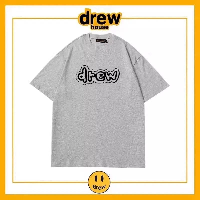Drew House Short Sleeve T-Shirt Unisex Cotton Loose Tee Style 17