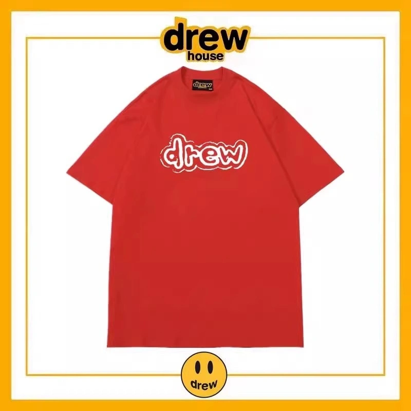 Drew House Short Sleeve T-Shirt Unisex Cotton Loose Tee Style 4