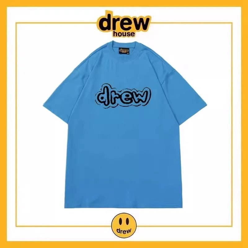 Drew House Short Sleeve T-Shirt Unisex Cotton Loose Tee Style 6
