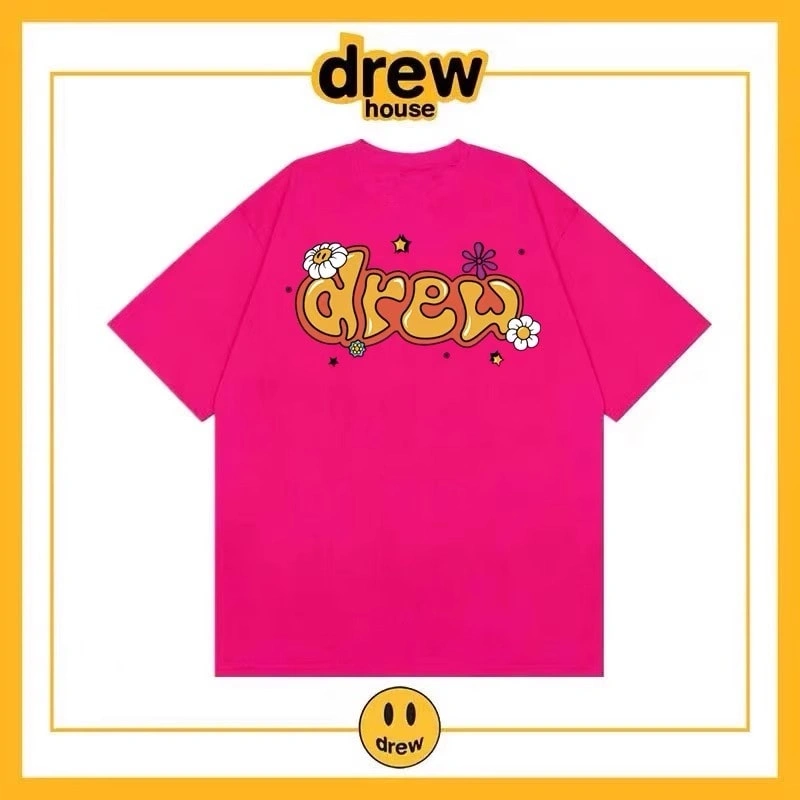 Drew House Short Sleeve T-Shirt Unisex Cotton Print Casual Top Style 7