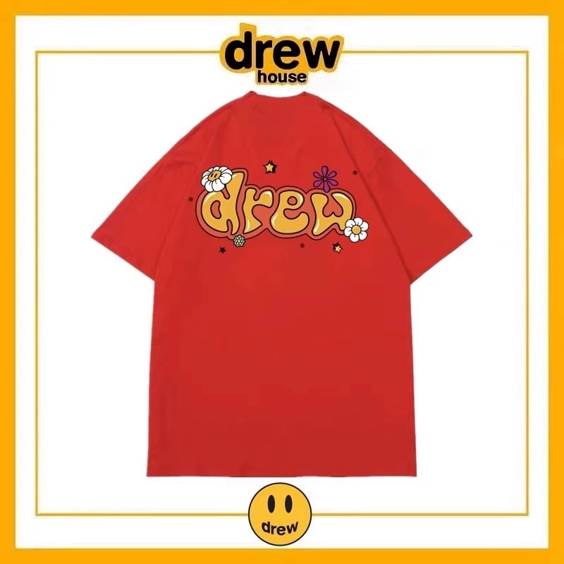 Drew House Short Sleeve T-Shirt Unisex Cotton Print Casual Top Style 8