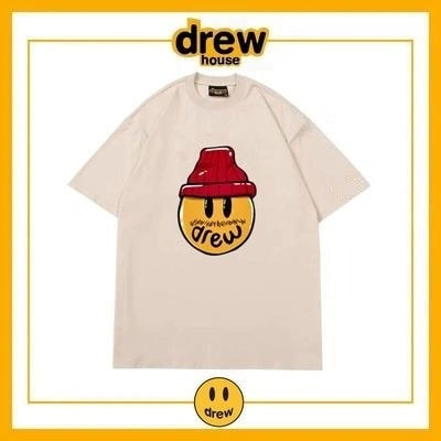 Drew House Short Sleeve T-Shirt Unisex Cotton Style 6