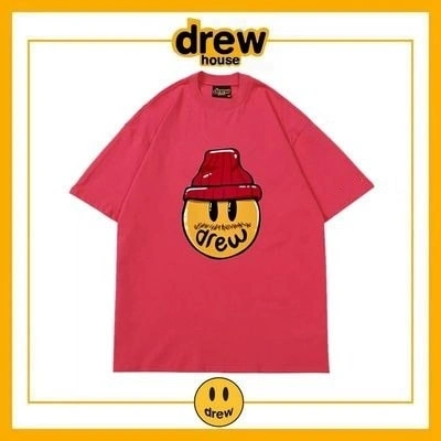 Drew House Short Sleeve T-Shirt Unisex Cotton Style 9