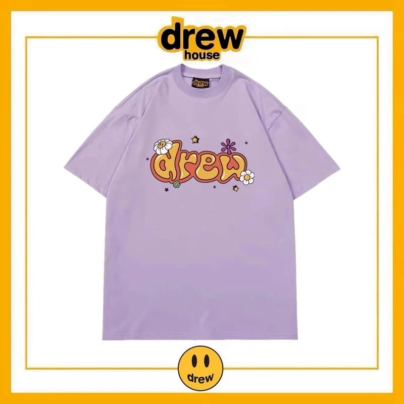 Drew House Short Sleeve T-Shirt Unisex Cotton Summer Top Style 14
