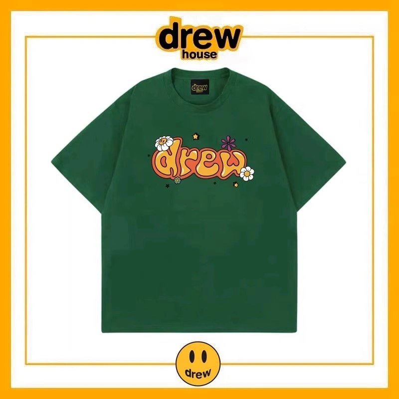 Drew House Short Sleeve T-Shirt Unisex Cotton Summer Top Style 19