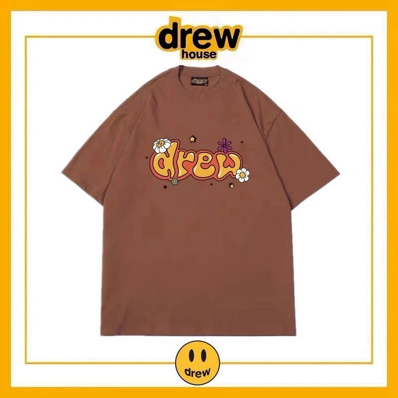 Drew House Short Sleeve T-Shirt Unisex Cotton Summer Top Style 24
