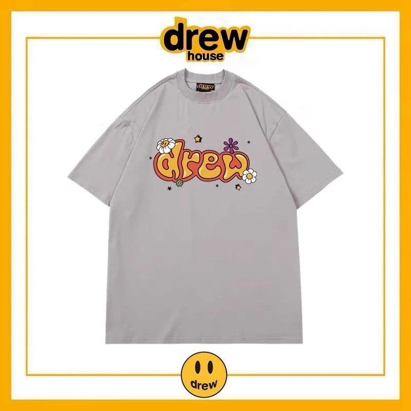 Drew House Short Sleeve T-Shirt Unisex Cotton Summer Top Style 9