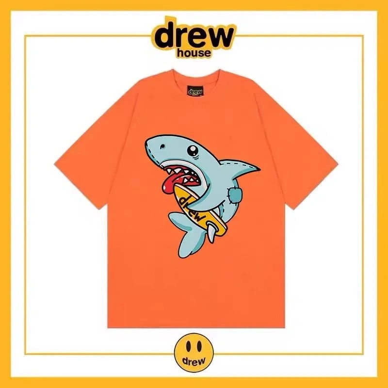 Drew House Smiley Short Sleeve T-Shirt Unisex Cotton Loose Summer Style 3