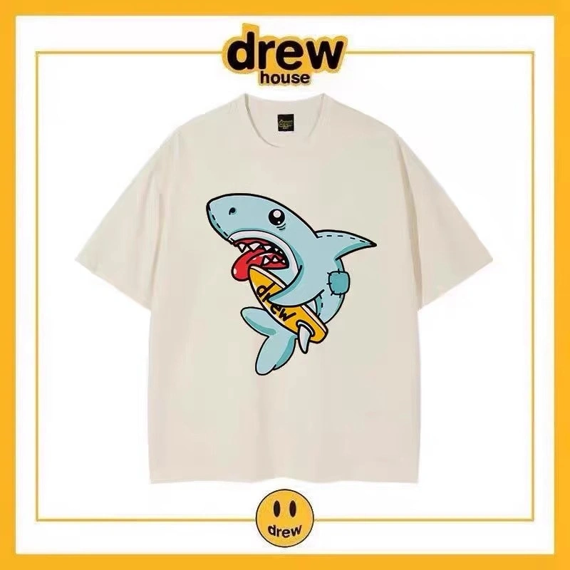 Drew House Smiley Short Sleeve T-Shirt Unisex Cotton Loose Summer Style 5