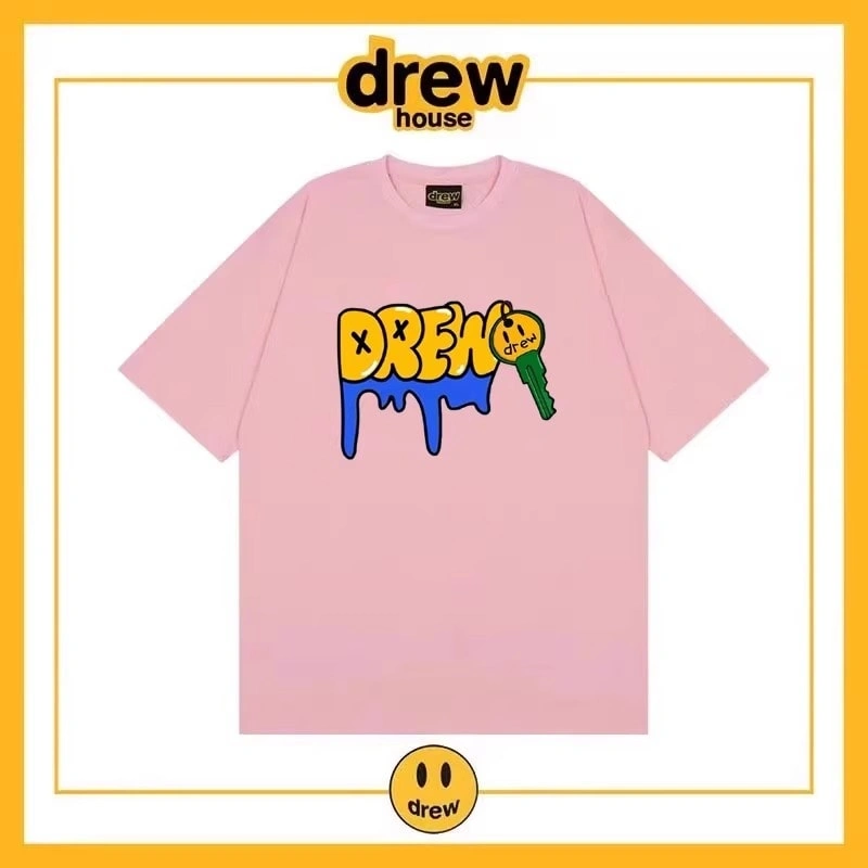 Drew House Summer Short Sleeve T-Shirt Unisex Cotton Top Style 3