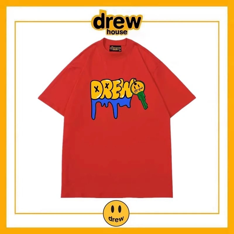 Drew House Summer Short Sleeve T-Shirt Unisex Cotton Top Style 6