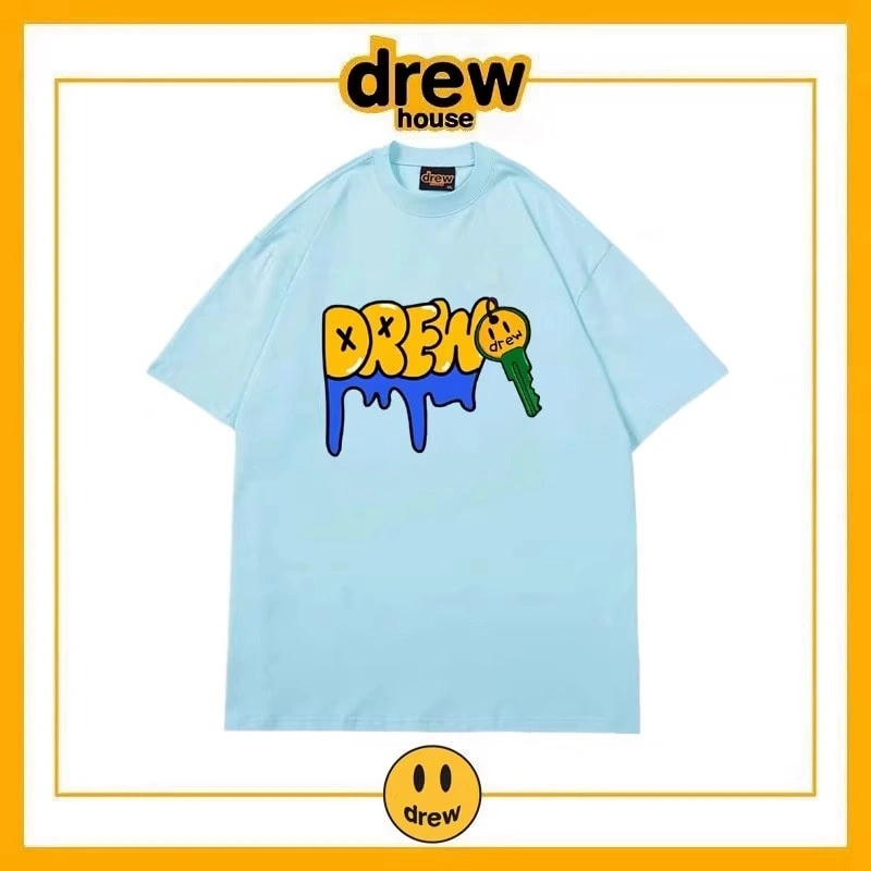 Drew House Summer Short Sleeve T-Shirt Unisex Cotton Top Style 7