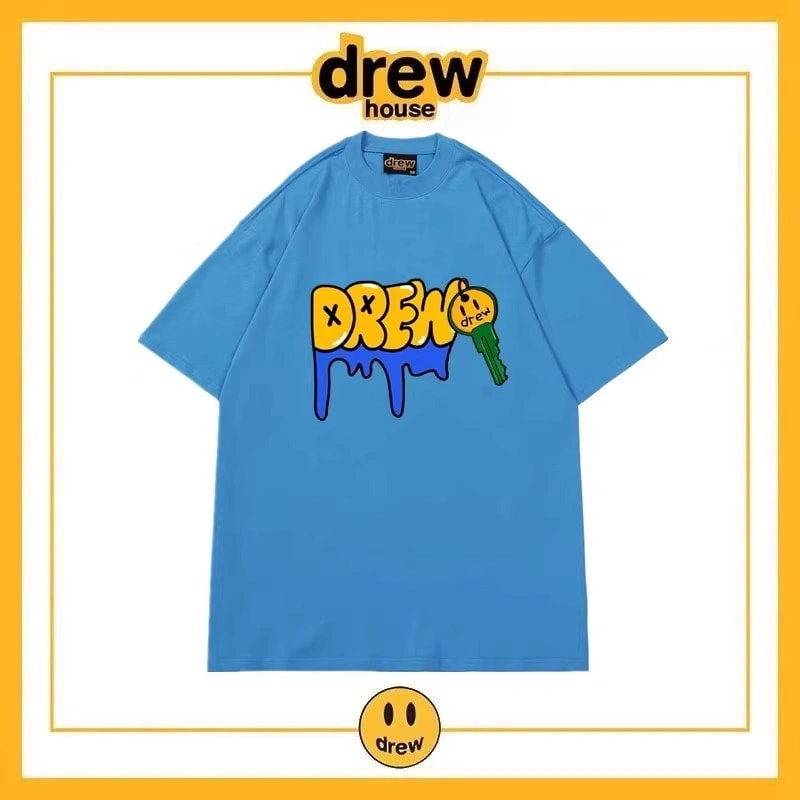 Drew House Summer Short Sleeve T-Shirt Unisex Cotton Top Style 8