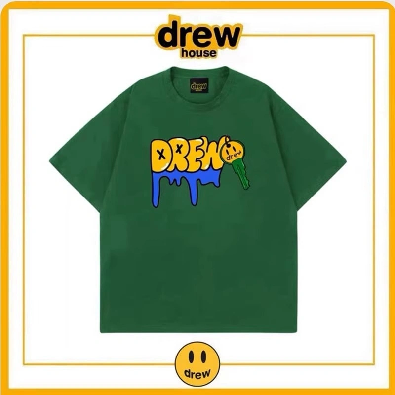 Drew House Summer Short Sleeve T-Shirt Unisex Cotton Top Style 9