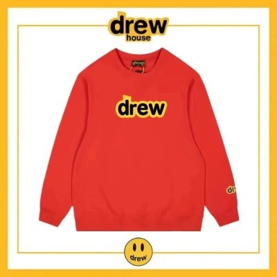 Drew House Sweatshirt Round Neck Unisex Cotton Fleece Style 4