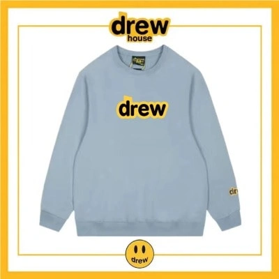 Drew House Sweatshirt Round Neck Unisex Cotton Fleece Style 5