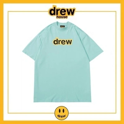 Drew Summer Short Sleeve T-Shirt Unisex Cotton Loose Tee Style 14