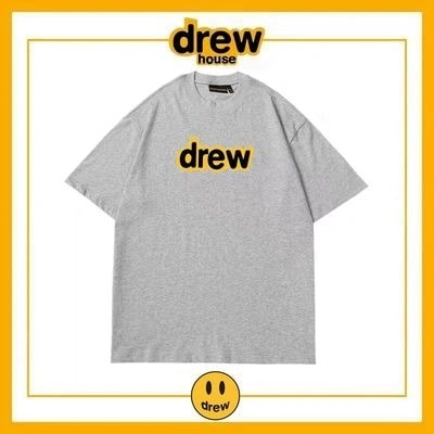 Drew Summer Short Sleeve T-Shirt Unisex Cotton Loose Tee Style 2