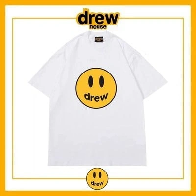 Drew Summer Short Sleeve T-Shirt Unisex Cotton Tee Style 1