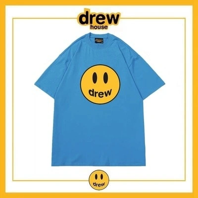 Drew Summer Short Sleeve T-Shirt Unisex Cotton Tee Style 10