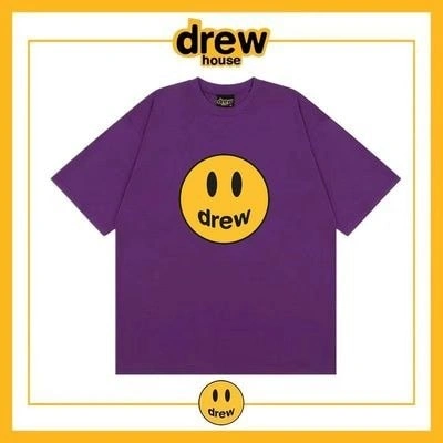 Drew Summer Short Sleeve T-Shirt Unisex Cotton Tee Style 13