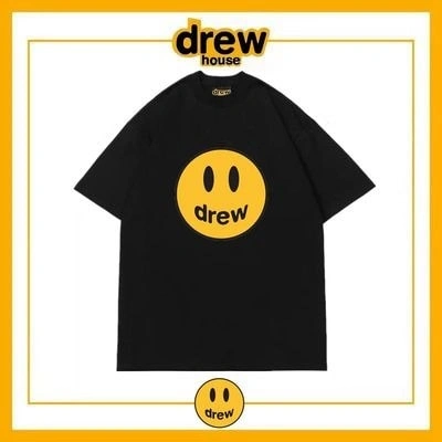 Drew Summer Short Sleeve T-Shirt Unisex Cotton Tee Style 15
