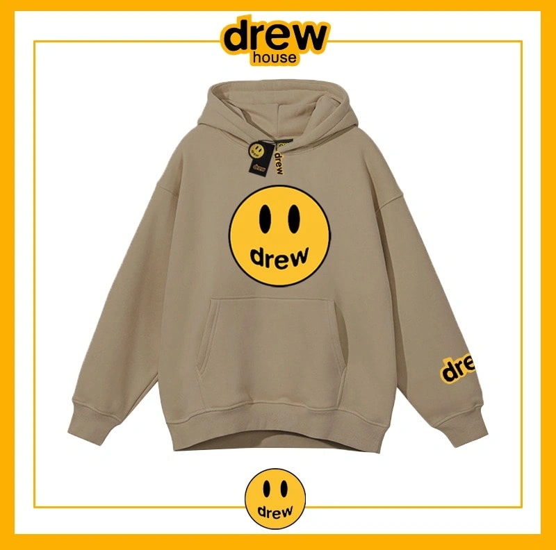Drew Sweatshirt Hooded Unisex Cotton Loose Pullover Fleece Jacket Style 11