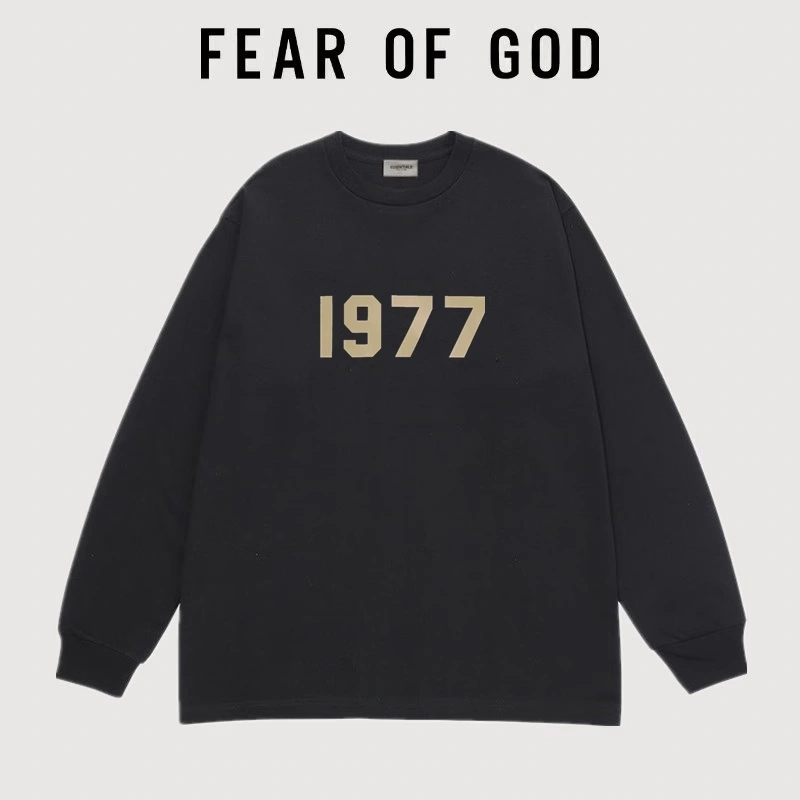 FOG Essentials 1977 Long Sleeve American Streetwear Loose T-Shirt