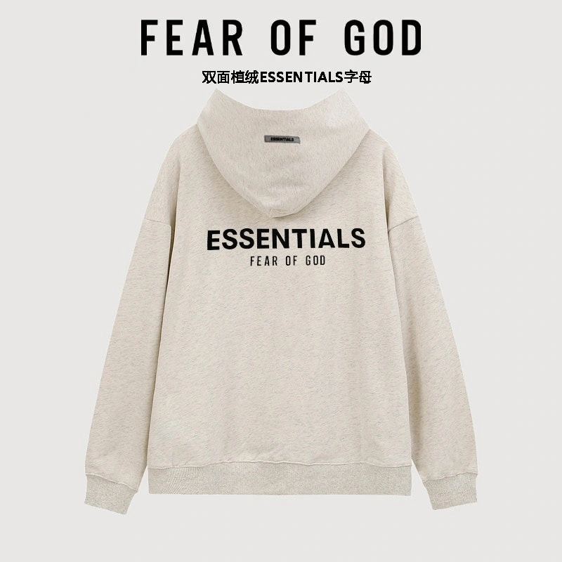 FOG Essentials Flocked Letter American Hoodie Unisex