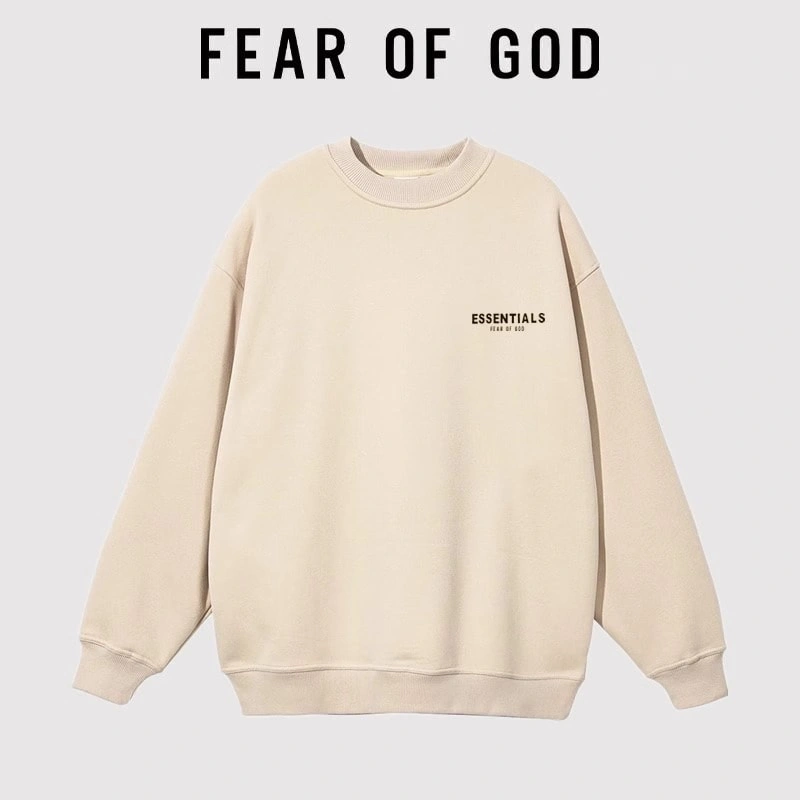 FOG Essentials Mini Logo Sweatshirt Unisex Streetwear Autumn Top Style 3