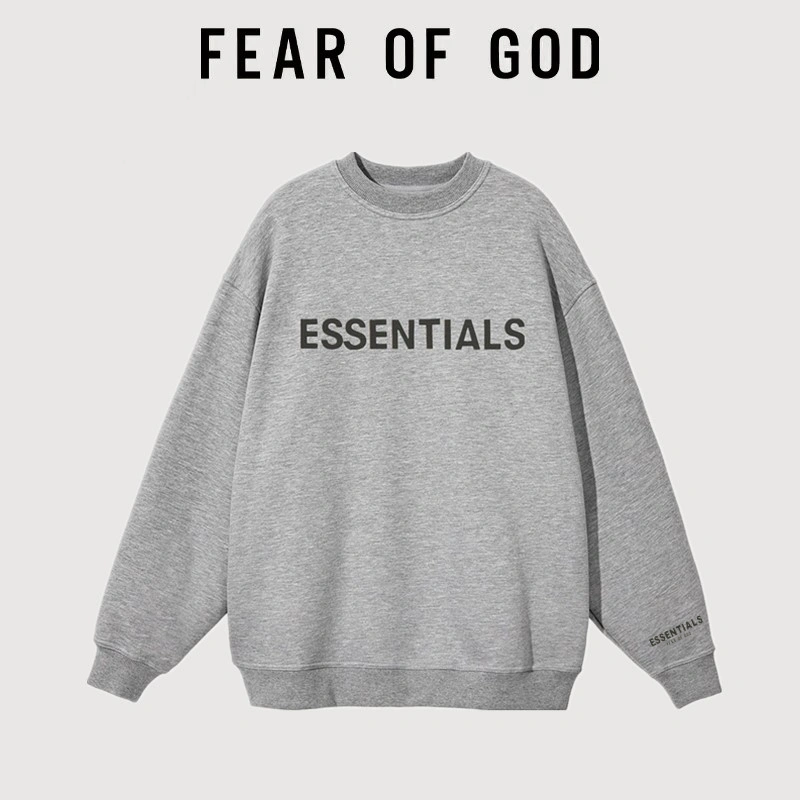 FOG Essentials Pressed Letter American Sweatshirt Unisex Style 1