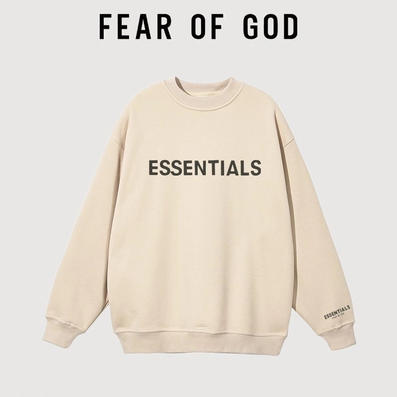 FOG Essentials Pressed Letter American Sweatshirt Unisex Style 2