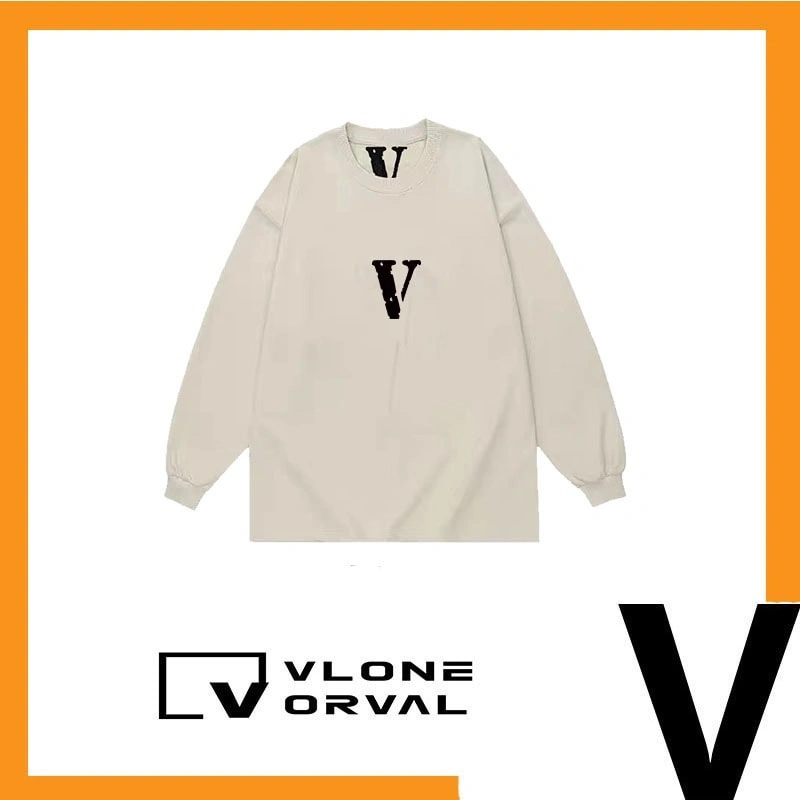 Vlone Orval Basic Logo Heavyweight Cotton T-Shirt Unisex Casual Style 4