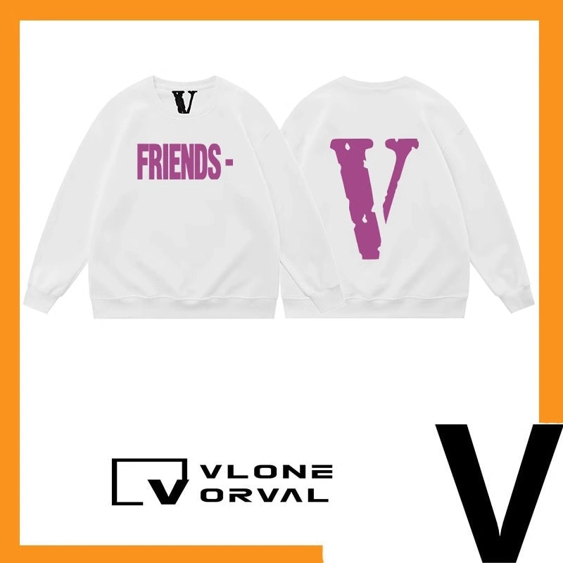Vlone Orval Beijing Exclusive Big V Oversized Men’s Crewneck Sweatshirt Style 12