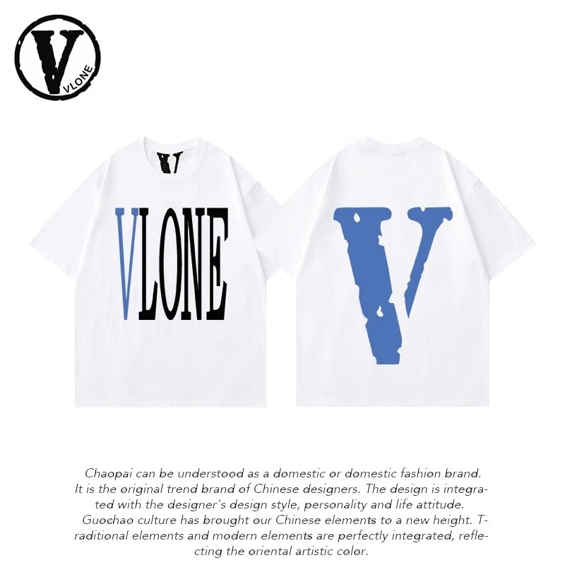 Vlone Orval Big V Short Sleeve Sunflower Vine Original Loose Cotton Couple Trend Style 9