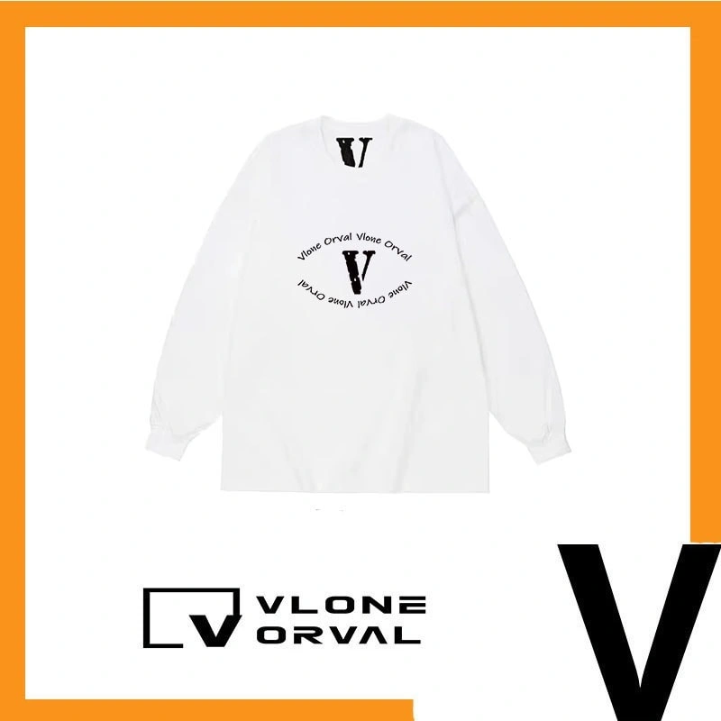 Vlone Orval Eye Letter Long Tee Unisex American Trend