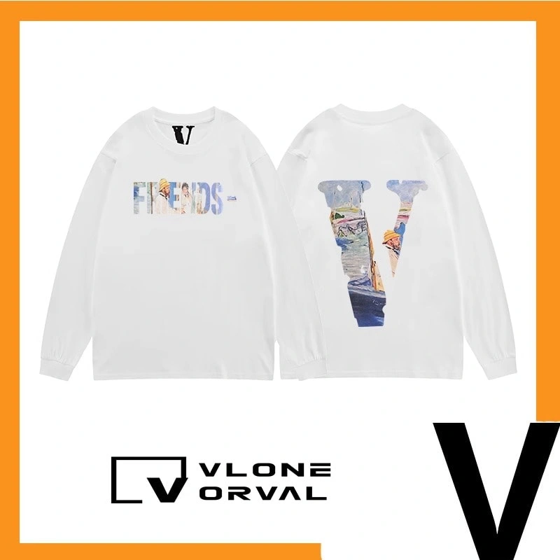 Vlone Orval Monet Painting V Long Sleeve T-Shirt Unisex Trend