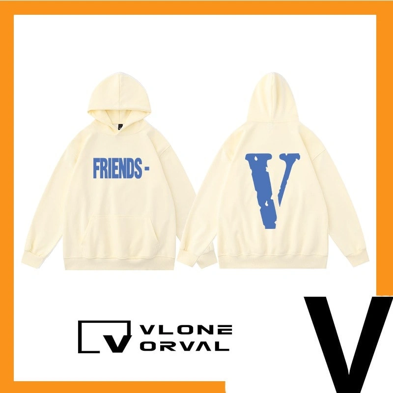 Vlone Orval Solid Color V Hoodie Unisex Style 21