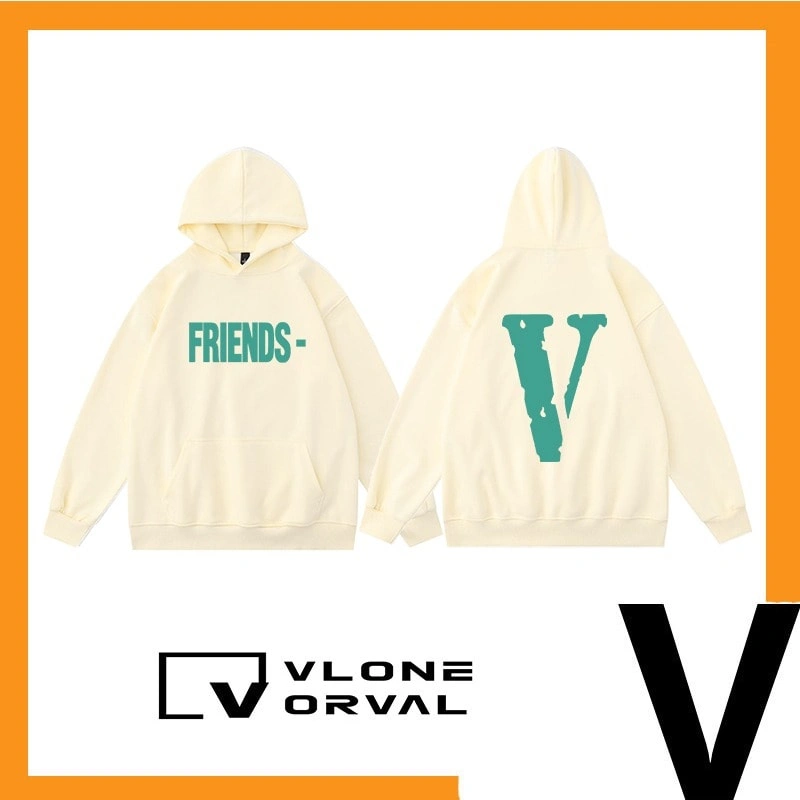 Vlone Orval Solid Color V Hoodie Unisex Style 9