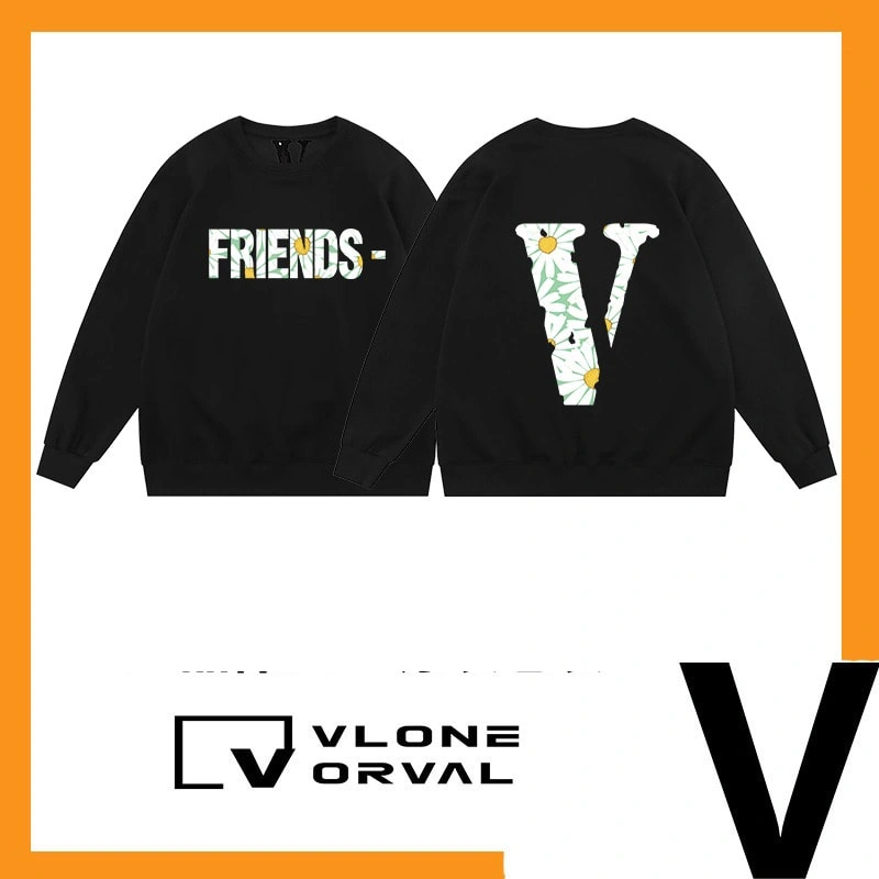 Vlone Orval Sunflower Vine Crewneck Sweatshirt Oversized Couple Men Style 1