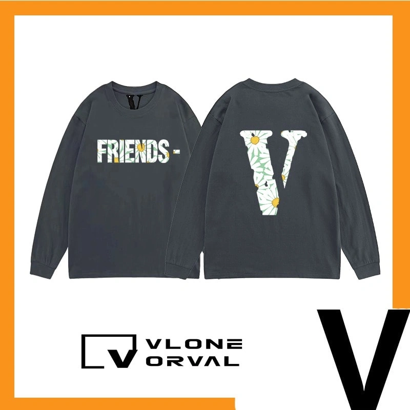 Vlone Orval Sunflower Vine Long Sleeve T-Shirt Unisex Limited Edition Style 1
