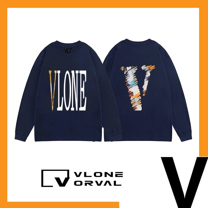 Vlone Orval V Graffiti Heavyweight Cotton T-Shirt Unisex Casual Style 2