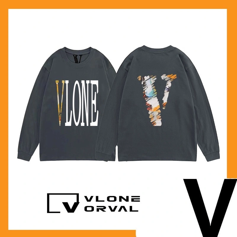 Vlone Orval V Graffiti Heavyweight Cotton T-Shirt Unisex Casual Style 4