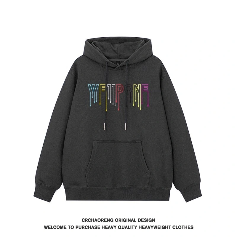 We11done Konne 2024 New Fleece Thick Jacket Stiff Hoodie Men Style 2