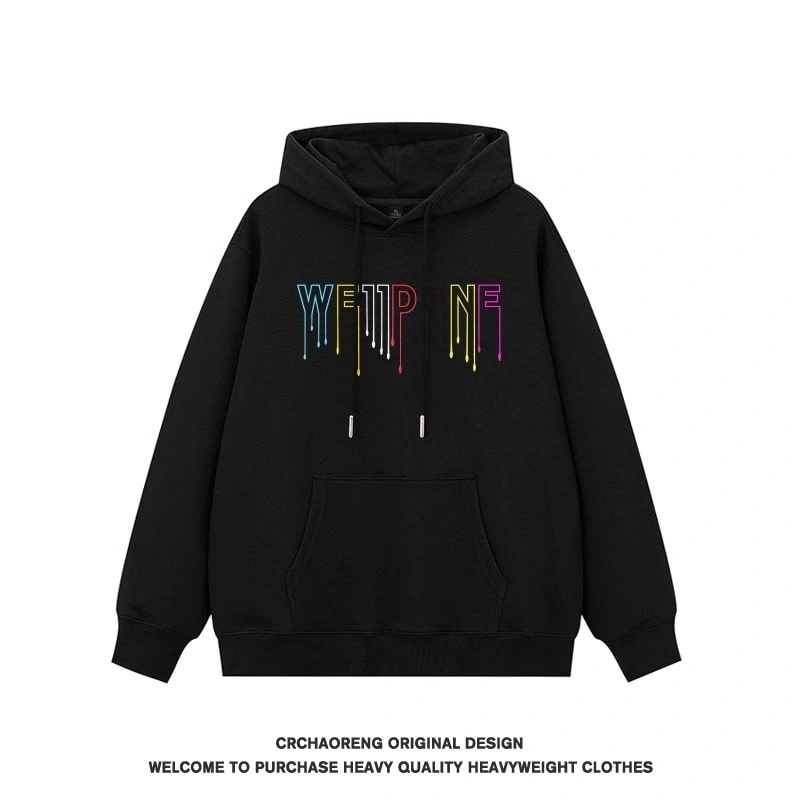 We11done Konne 2024 New Fleece Thick Jacket Stiff Hoodie Men